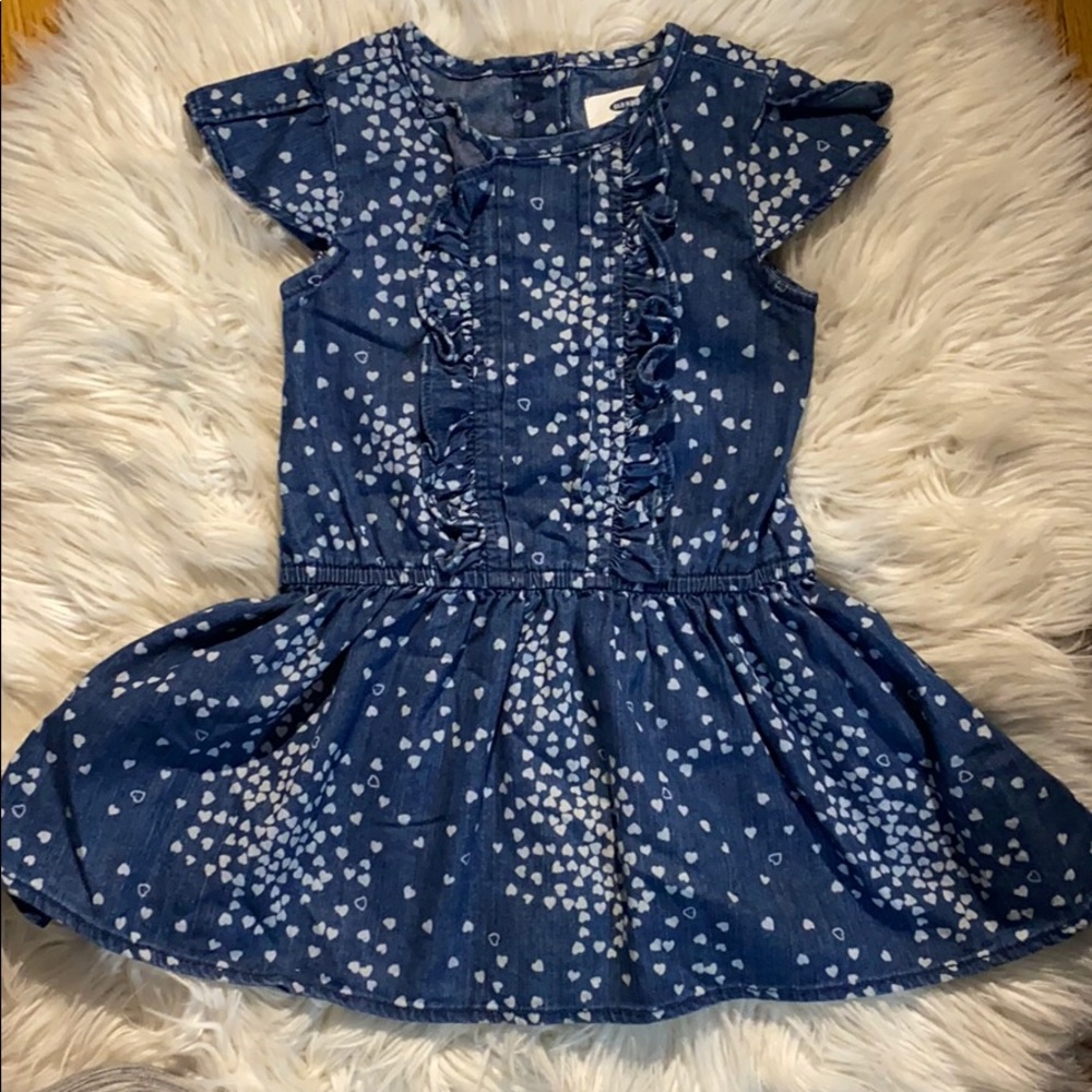 Toddler thin jean dress